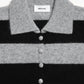 Cardigan Minnie in Grau/Schwarz