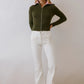 Cardigan Selma in Military/Candy