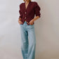 Cardigan Valerie in Burgundy