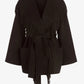 Fransenjacke Loretta in Coffee