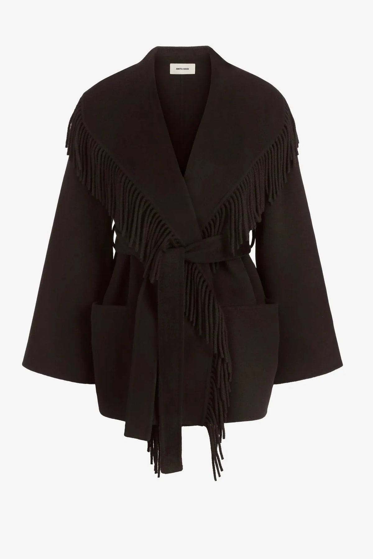 Fransenjacke Loretta in Coffee