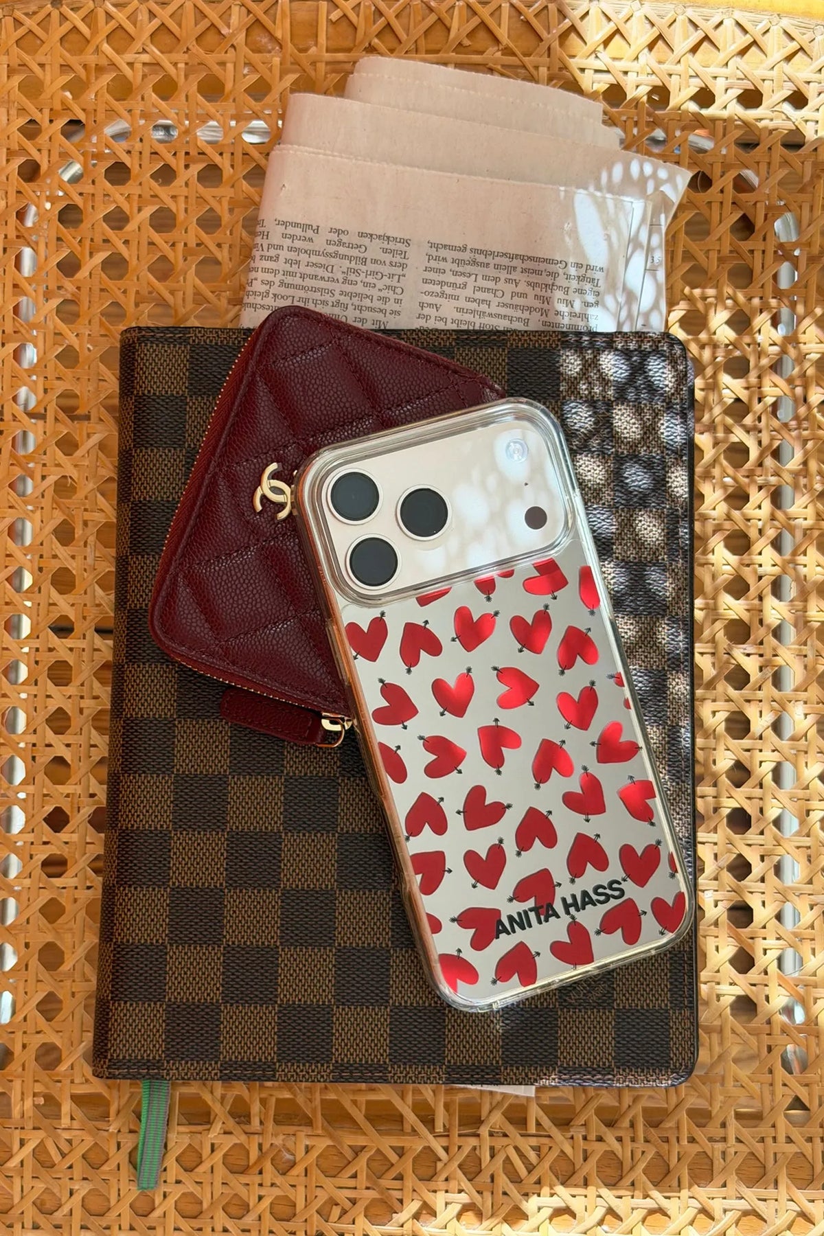 Handyhülle Heart in Mirror