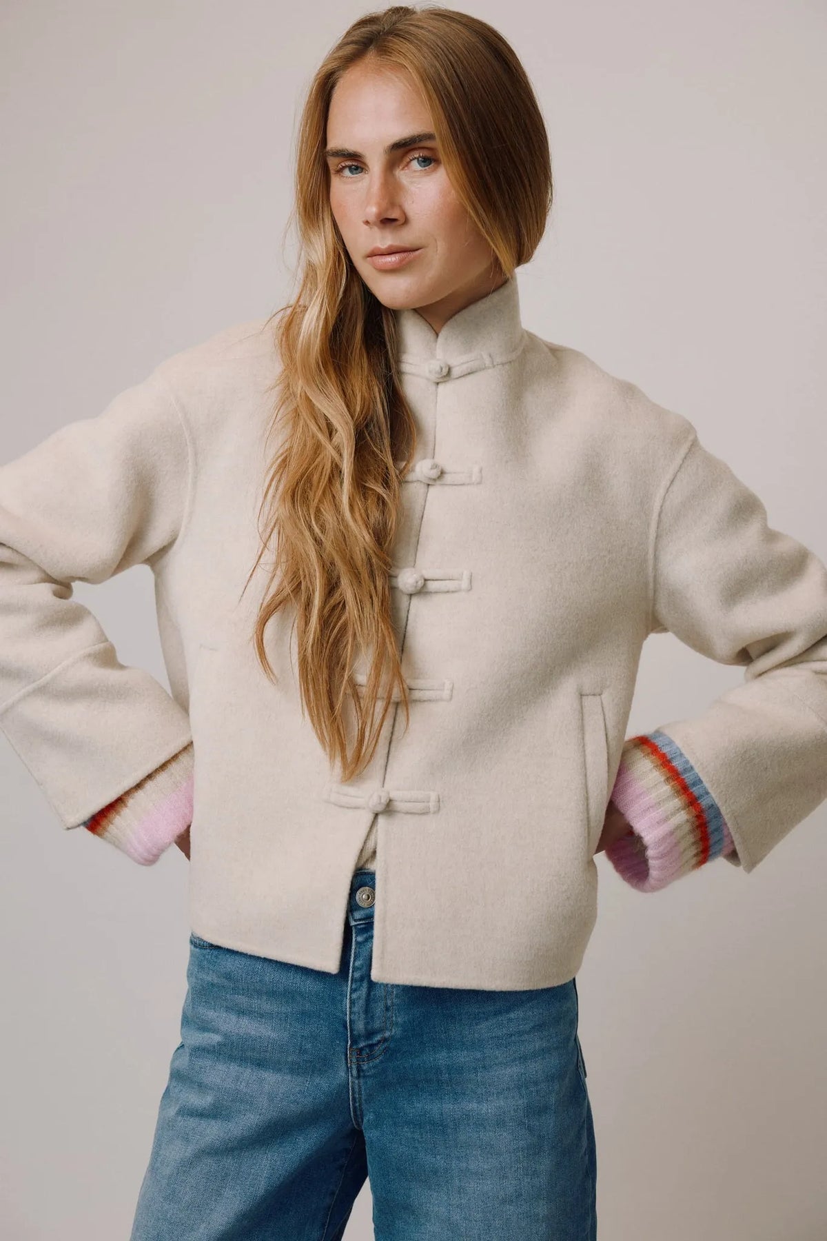Jacke Nell in Beige
