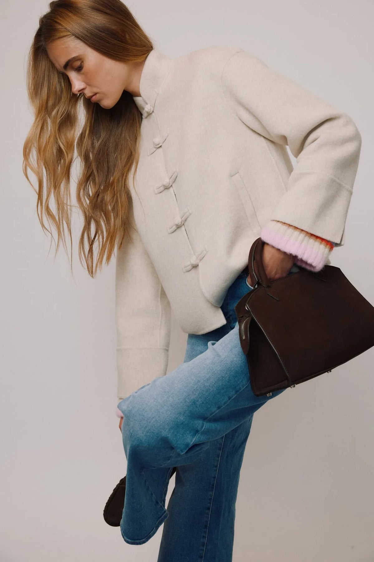 Jacke Nell in Beige