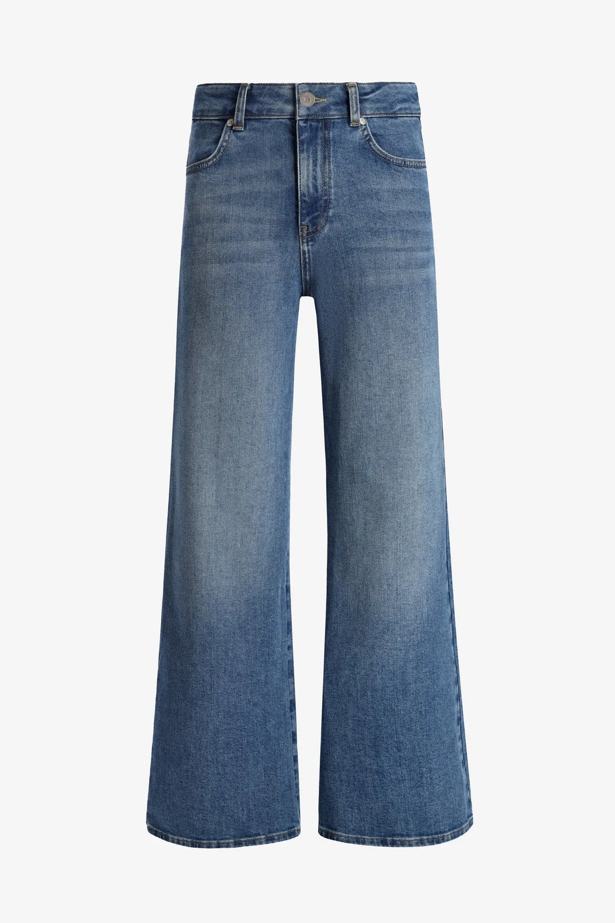 Jeans The Wide Leg in Mid Blue