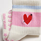 Pilates Socken Glow in Ivory/Pink