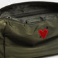 Pouch Heart in Oliv Nylon
