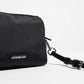 Pouch Heart in Schwarz Nylon