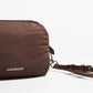 Pouch Heart Large in Braun Nylon