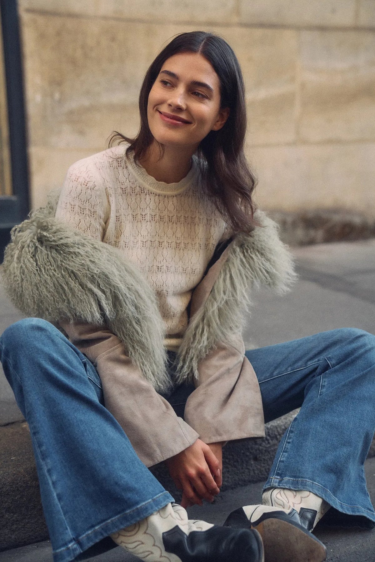 Pullover Meadow in Cream