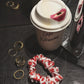 Scrunchie Heart 2er Set in Rot/Weiß