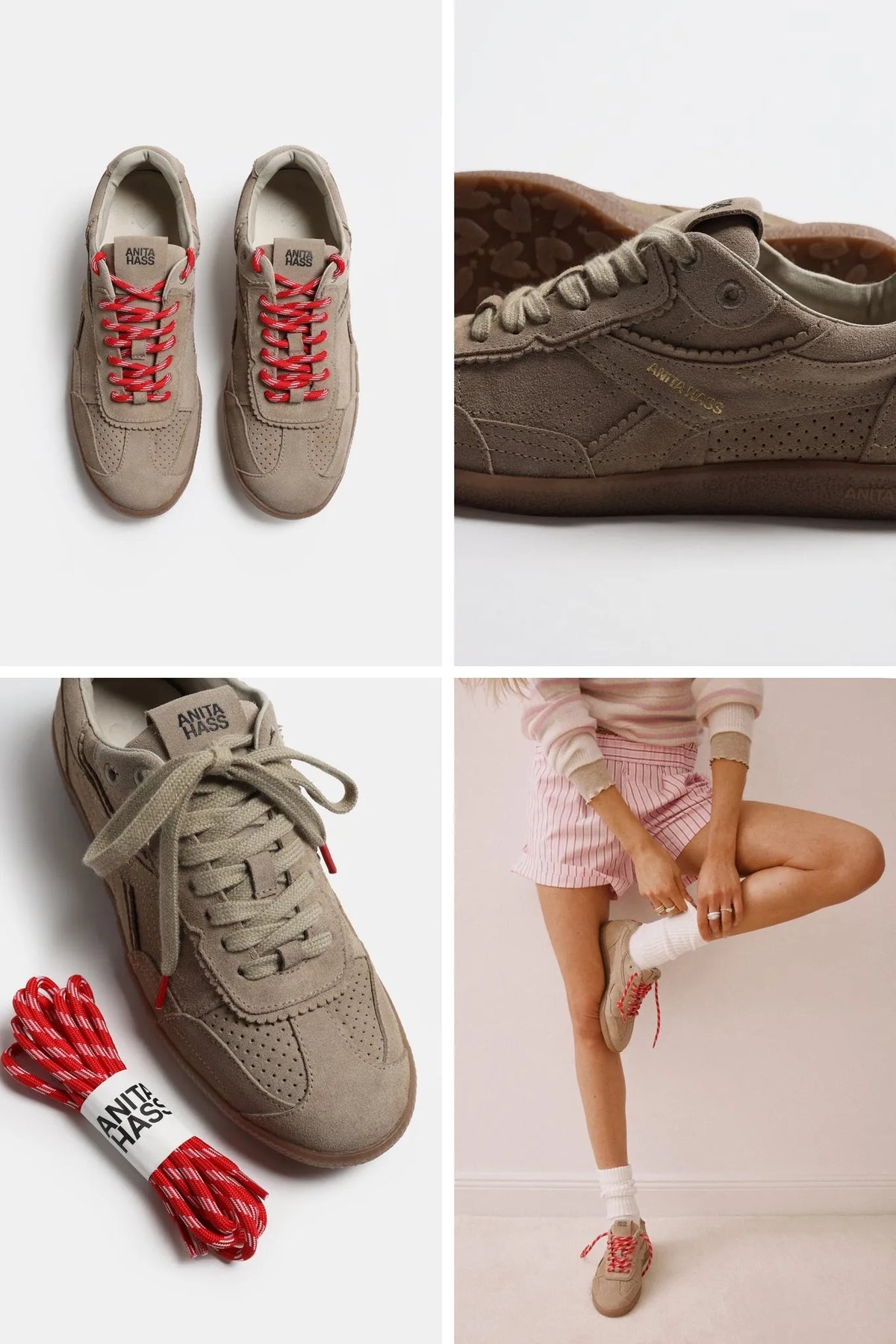 Sneaker Have You Ever in Taupe