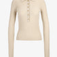 Strickpolo Abigail in Cream