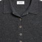 Strickpolo Abigail in Grau