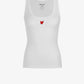 Tank Top Heart in Weiß