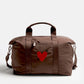 Tasche Heart in Braun Nylon