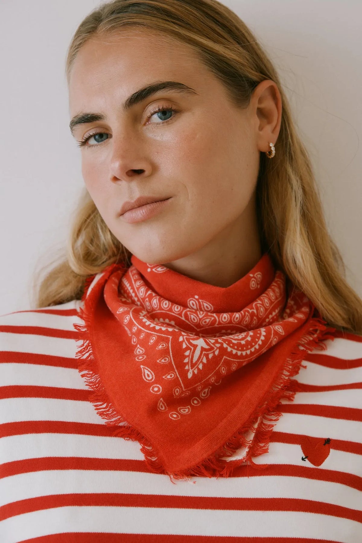 Tuch Wilma in Rot