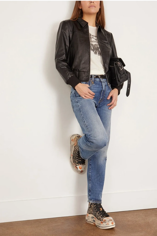 Lederjacke Berlin in Black