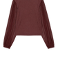 Top The Sheer Sleeve in Currant