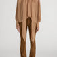 Bluse The Lantern in Taupe Multi Plaid