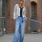Bluse Charlie in Sand Check