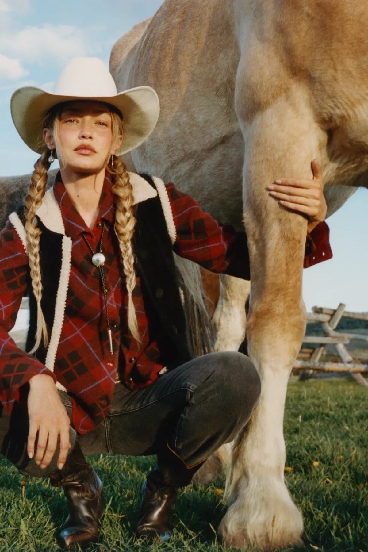 Shirt Dylan Plaid in Carmine Combo
