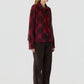 Shirt Dylan Plaid in Carmine Combo