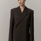 Blazer Lillith Regular in Brown Melange