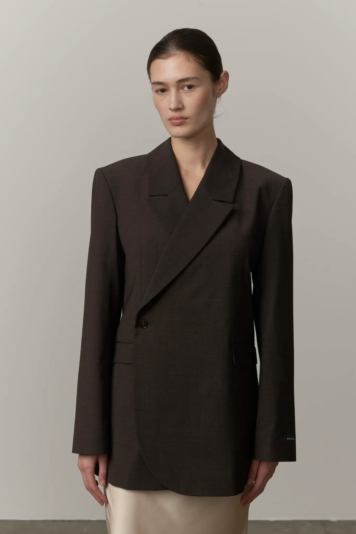 Blazer Lillith Regular in Brown Melange