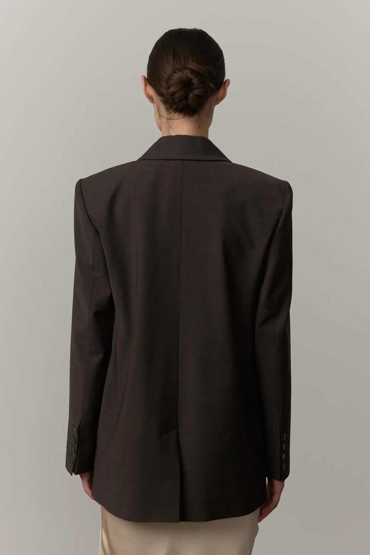 Blazer Lillith Regular in Brown Melange