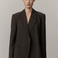 Blazer Lillith Regular in Brown Melange
