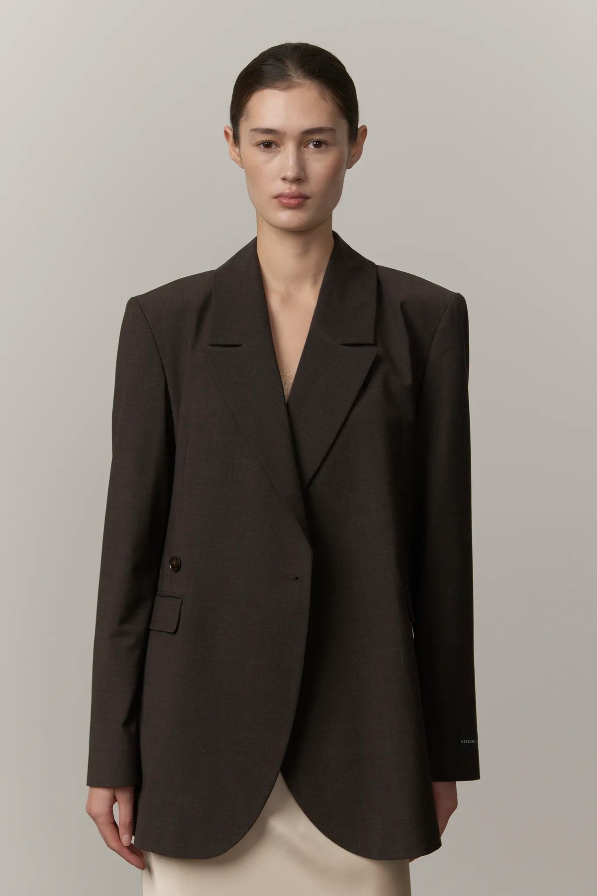 Blazer Lillith Regular in Brown Melange