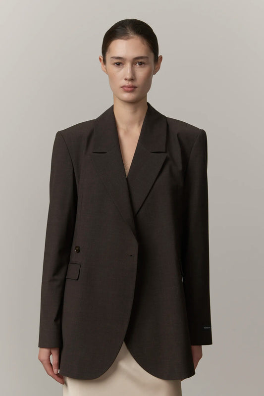 Blazer Lillith Regular in Brown Melange