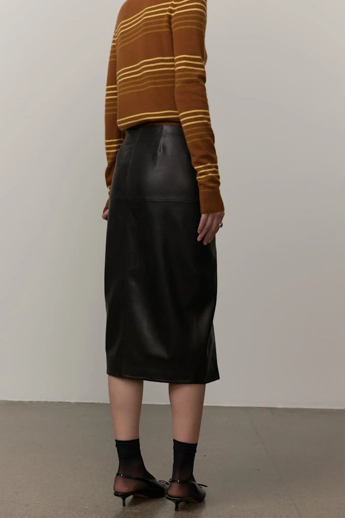 Lederrock Elizabeth in Black