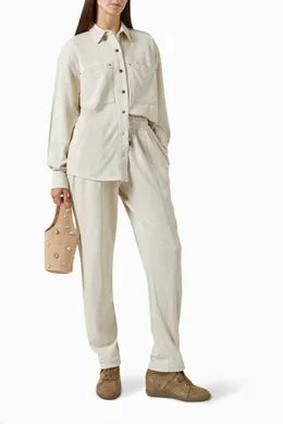 Rozene trousers in ecru