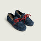 Boat Loafer Brushed Denim in Dark Blue