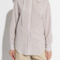 Aurora shirt in ecru/red
