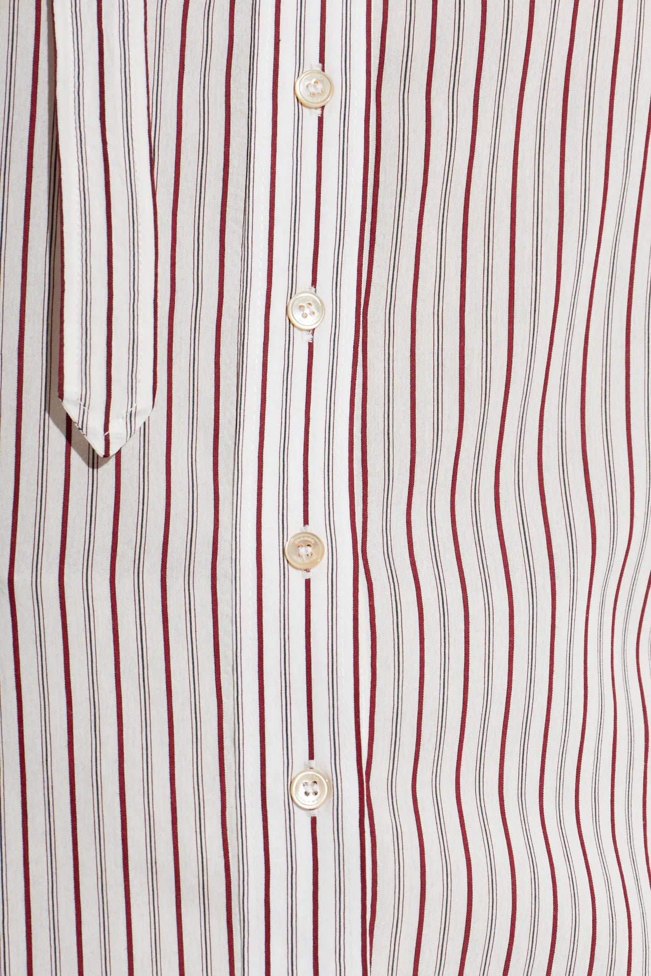 Aurora shirt in ecru/red