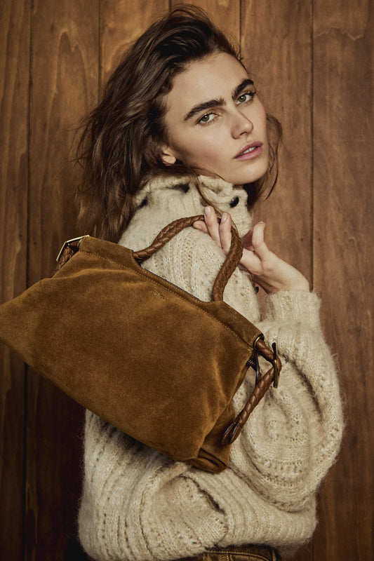 Tasche Pipa M in Cognac