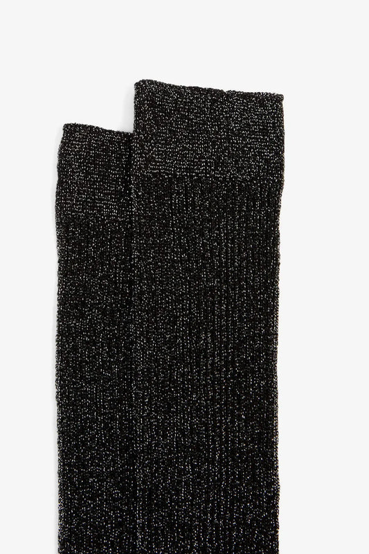 Strümpfe Loula in Black/Silver