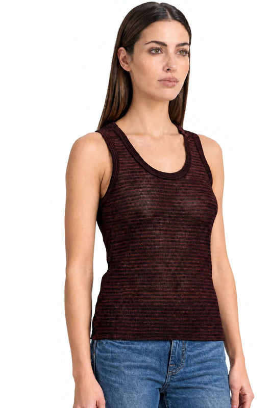 Top Cevara in Black/Red