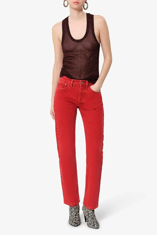 Top Cevara in Black/Red