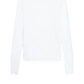 Longsleeve Crepe Jsy Oversized Crew in White