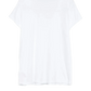 Deep V T-Shirt in White