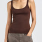 Le Mans Tank Top in Mocha
