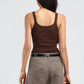 Le Mans Tank Top in Mocha