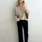 Pullover Veya in Sand Brushed