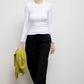 Longsleeve Nando Slim Fit in White