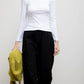 Longsleeve Nando Slim Fit in White