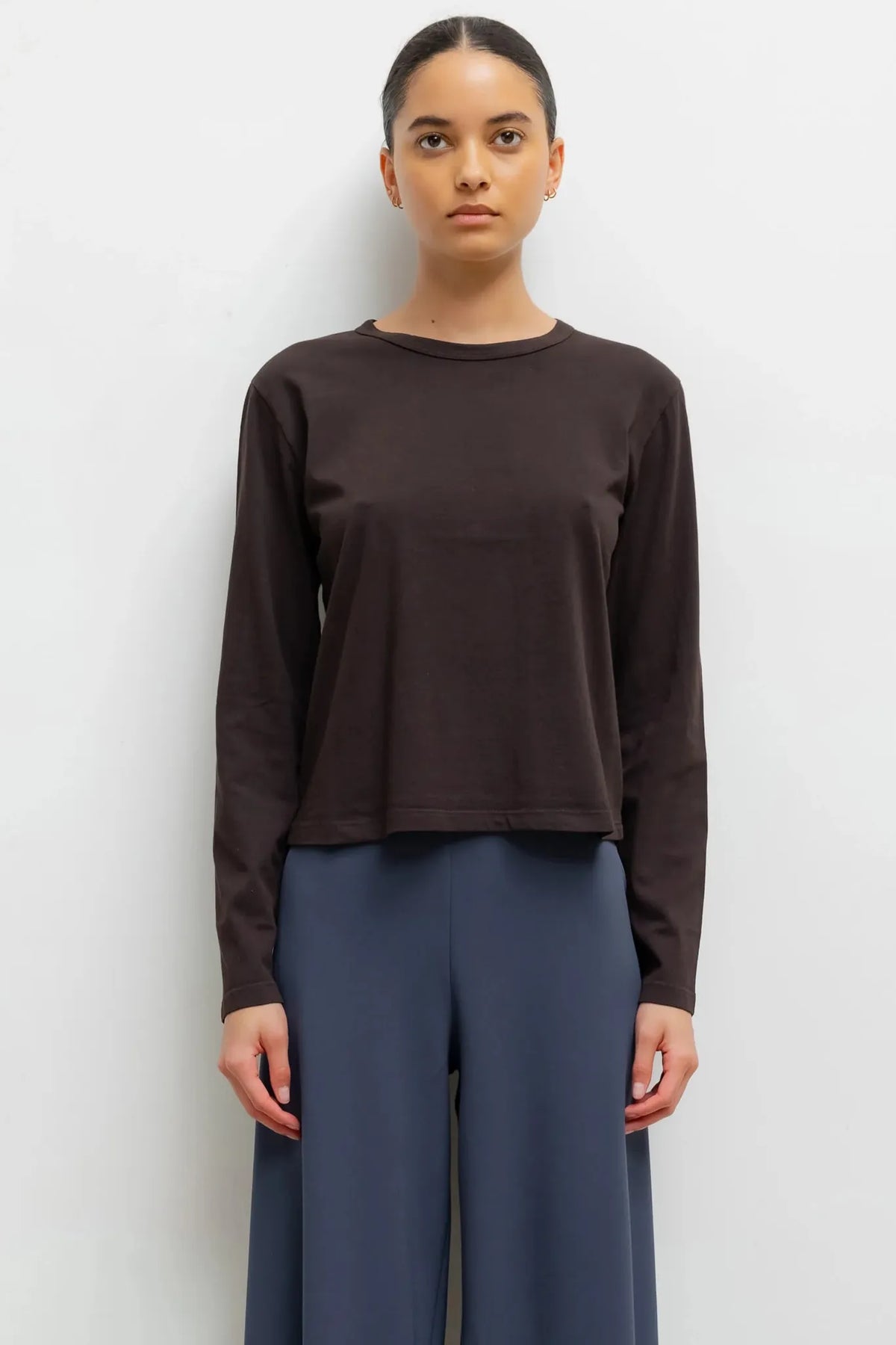 Longsleeve The Margo in Chocolate